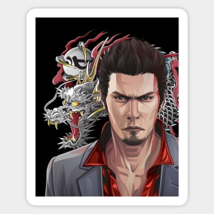 Kazuma Kiryu Yakuza Vector Sticker